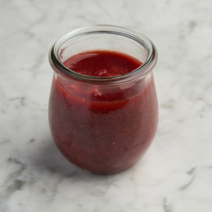 Chia pudding strawberry